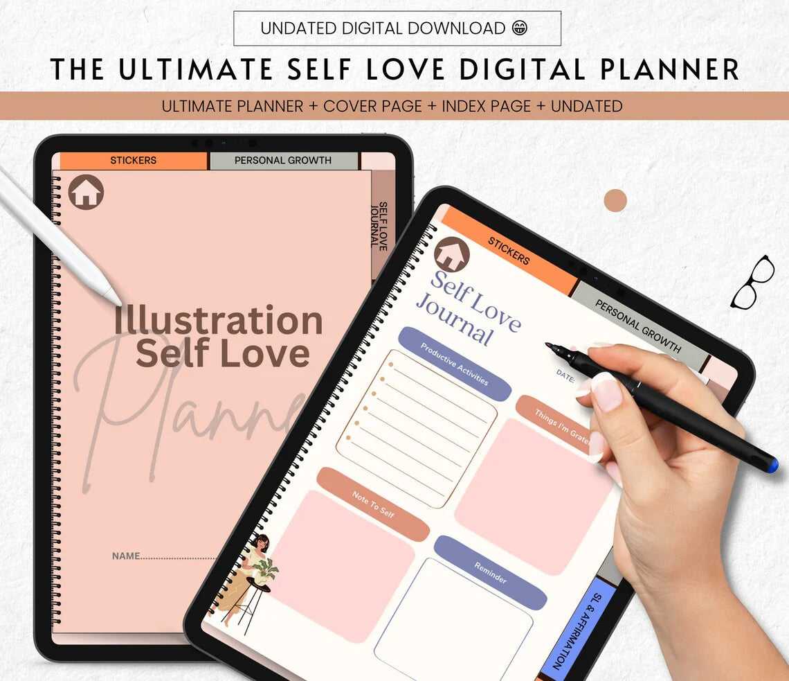 PastelIllustrationSelfLovePlanner