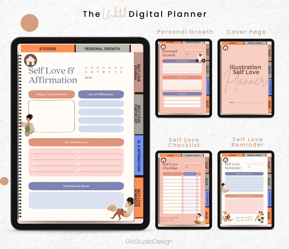 PastelIllustrationSelfLovePlanner